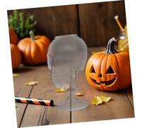 POPETPOP Bicchiere Vino Cranio Halloween con Cannuccia Cocktail per Party Tema e Decorazioni Festive