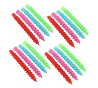 POPETPOP Bigodini a Spirale per Permanente Chioma Donna, Set da 60 Pezzi Grandi Vuoti in Plastica Leggera, Stick per Riccioli e Styling Versatile per Chioma Lunghi e Corti Colore Casuale