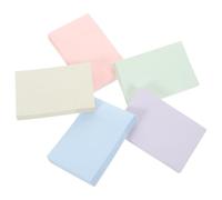 POPETPOP Blocchetti Design Semplice e Portatile Colore Casuale di Foglietti Adesivi 5 Set Adesivo senza Residui per e Liste To-do in Ufficio