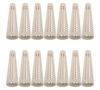 POPETPOP Bobine di Filato Conico 20 Pezzi per Tintura Tessile a 3 Gradi e 30 Minuti, Tubi di Plastica per Avvolgimento Filo, Strumenti da Cucito per Ricamo e Maglieria