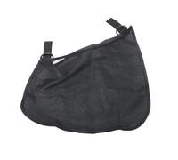 POPETPOP Borsa Cambio per Carrozzina Nera con Rete Appendibile Organizer Porta Pannolini Antiscivolo e Sacca Multiuso per Passeggino e Viaggi