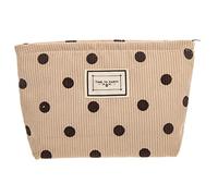 POPETPOP Borsa Da Viaggio Per Cosmetici Coste Con Zip Piccola e Multiuso Porta Toiletries e Make-up Per Donne Movimento Design Elegante Pois
