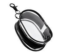 POPETPOP Borsa Trasparente in Pvc Organizer Portatile per Gioielli Cavi di Ricarica e Oggetti Vari Leggera e Robusta per Viaggi Sport e Uso Quotidiano