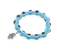 POPETPOP Bracciale Evil Eye Retro con Turchesi Amuleto Protettivo Chic e per Compleanno e Speciali