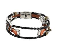 POPETPOP Bracciale Pelle e Compatibile Con Luxe Elegante Cinturino Sostitutivo Con Chiusura Sicura Resistente e Leggero Per Stile Vintage