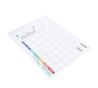 POPETPOP Calendario Mensile Lavagna Bianca Autoadesiva Pvc 30x40 Cm Cancellabile a Secco Planner da Parete per Casa Ufficio Cucina Organizer Riutilizzabile senza Residui