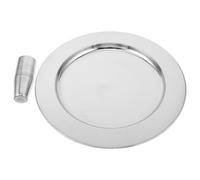 POPETPOP Calice per Comunione in Acciaio Inox 304, Impilabile, Argento | Superficie Lucidata, Bordi Lisci, per Succo D'uva e Preparazione Sacramentale, Uso Liturgico