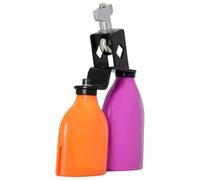 POPETPOP Campanaccio per Batteria Bicolore Medio con Toni Alti e Bassi Accessorio Percussione Resistente per Set di Tamburi Strumento Musicale Professionale per Batteristi e Appassionati