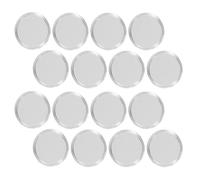 POPETPOP Capsule per Monete Trasparenti in Plastica 80 Pezzi Custodia Protettiva Rotonda Antipolvere per Monete Commemorative Scatola Singola per Collezionisti e Esposizione Facile