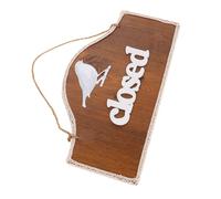POPETPOP Cartello Bifacciale Vintage Legno con Uccellino Insegna Benvenuto per Entrate Commerciali e Domestiche Stile Europeo Elegante e Creativo