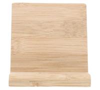 POPETPOP Cartello in Bambù Vuoto con Base, Display da Tavolo, Segnaposto per Codice Pagamento, Colore Khaki, Semplice ed Elegante