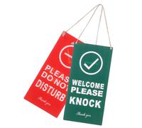 POPETPOP Cartello Porta Doppia Faccia Business Hours Open Closed Segnale Reversibile Do Not Disturb Ufficio Studio Elegante Resistente Facile da Appendere