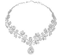 POPETPOP Catena per la Fronte da Sposa Strass, Copricapo a Pettine per Acconciature Eleganti, Accessorio Chioma da Matrimonio e Feste, Design Stabile e Comodo da Indossare