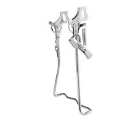 POPETPOP Cavalletto Doppia Gamba per Bicicletta Robusto e Stabile Supporto Pavimento per Riparazione Parcheggio e Manutenzione Accessorio Bici Resistente e Facile da Usare