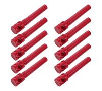 POPETPOP Cavatappi Tascabile Manuale in Plastica Rosso Set da 10 Pezzi, Apribottiglie per Vino Rosso Compatto Portatile, Utensile per Bar e Ristorante, per Campeggio, Viaggi e Uso