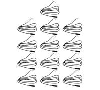 POPETPOP Cavo Audio Femmina 35 MM Trs 3 Poli 1 M Prolunga Stereo per Cuffie e Microfono Set 10 Pezzi per Riparazione e Connessione Audio Alta Fedeltà in Ambito Domestico e Professionale