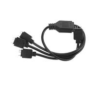 POPETPOP Cavo di Prolunga Splitter Rgb Connettori per Strisce LED Pin per Chassis Accessorio per Computer e Fornitura per Computer