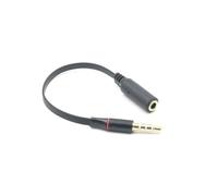 POPETPOP Cavo Prolunga Cuffie Jack Stereo 3,5mm in Plastica e Metallo | Maschio Femmina, Trasmissione Audio Stereo, Compatibile Cuffie e Ingresso Aux, Colore Nero