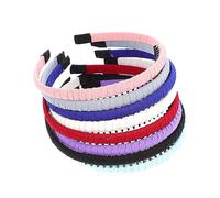 POPETPOP Cerchietti per Chioma Antiscivolo Pettine a Denti Set da 8 Pezzi Fasce per Chioma da Donna e Ragazze Quotidiani Dalla Lavorazione Delicata Stile Casuale