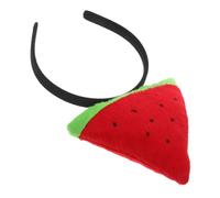 POPETPOP Cerchietto Donna Estivo a Forma di Anguria in Peluche e Plastica, Accessorio per Chioma Frutta per Party, Dona Un'atmosfera Estiva