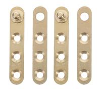 POPETPOP Cerniere per Porte Invisibili in Rame Piccolo 360 Gradi Rotazione e Installazione Semplice per Armadi Libreria Porte Interne Silenziose Set da 4 Pezzi