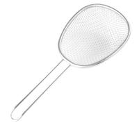 POPETPOP Cestello per Friggere in Acciaio Resistenti Manico Ergonomico Cestello Quadrato in Rete per Patatine Fritte Filtro Olio Resistente e Drenante per Cucina e Frittura