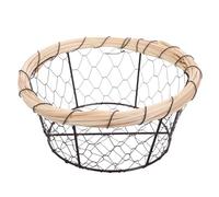 POPETPOP Cestino Del Pane in Filo Cestino Portafrutta Per Cucina Verdure e Uova e Dolci Design e Resistente