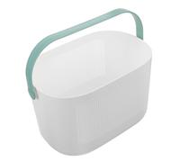 POPETPOP Cestino Portaoggetti Bagno in Verde Leggero e Resistente Contenitore per Frutta Doccia e Pulizie Design Compatto e Durevole