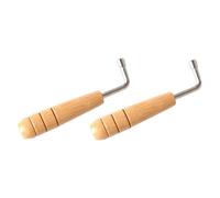 POPETPOP Chiave Set da 2 Pezzi per Accordatura Arpa Lira in Acciaio Inossidabile Argento, Resistente e Non Facile da Rompere per Strumenti Musicali Lyre Harp