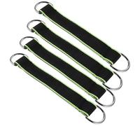 POPETPOP Cinghie per Altalene Sospese Doppio Strato 32Mm X 26Cm 4 Pezzi Corde di Sicurezza Resistenti allo Strappo per Amache da Esterno Kit Fissaggio per Sedia Sospesa per Campeggio e