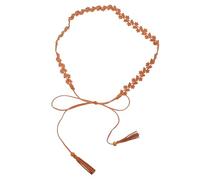 POPETPOP Cintura con fiori: cintura in stile bohémien con nappe - decorativa per da donna - boho vintage per feste e da festa