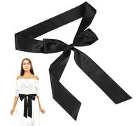 POPETPOP Cintura da Donna Cintura Decorativa per Abiti Intrecciato Design alla Moda Nero Accessorio Essenziale per Completare Ogni Look per Uso lungo Termine