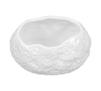 POPETPOP Ciotola in Ceramica Piccola da Dessert Effetto Roccia 12 Cm, Piatto per Snack e Frutta, Contenitore Versatile per Ristoranti e Feste