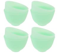 POPETPOP Ciotole in Silicone per Maschere Viso 8pezzi Antiscivolo per Routine Beauty Fai da Te e Salone di Bellezza
