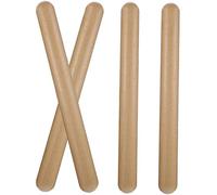 POPETPOP Claves in Legno Africano 4 Pezzi, Bastoncini Ritmici per Ragazzo Ragazza, Strumento a Percussione Educativo per Attività Musicali di Gruppo e Sviluppo Coordinazione Mano-occhio