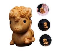 POPETPOP Cliff Cypress Crafts Animale in Miniatura Arredamento Del Paesaggio Arredamento Di Figurine Di Animali Ornamenti Di Animali Statua Animale Decori in Legno Di Legno Caffè