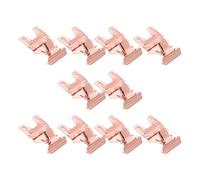 POPETPOP Clip in Metallo per Cartelli Espositivi 10 Pezzi Supporto Porta Etichette Alimentari con Clip Mobile Porta Segnaposto per Supermercati Panetterie e Negozi al Dettaglio