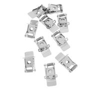 POPETPOP Clip Molla per Lampada da Incasso in Metallo Argento, Facile da Installare Lunga Durata, Morsetto di Fissaggio per Faretti e Pannelli Downlight