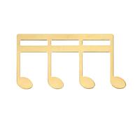 POPETPOP Clip per Spartiti Musicali in Metallo Oro, Fermaglio Resistente per Leggio Pianoforte, Design Moderno e Stile Semplice, per Studenti e Musicisti