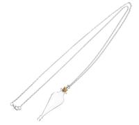 POPETPOP Collana Bottiglietta di Vetro Mini per Desideri, Flacone Magico Catena Argento, Resistente allo Sbiadimento, per Viaggi e Collezioni