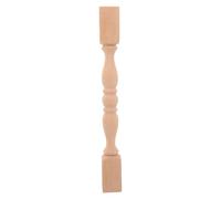 POPETPOP Colonna Romana in Legno Massello Supporto Intagliato per Mobili Accessorio Decorativo Versatile per Armadi Ringhiere e Balaustre Design Classico Elegante per Casa