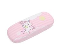 POPETPOP Contenitore per Occhiali Resistente alla Pressione in PU, Custodia Portatile Rigida per Occhiali da Sole, per Viaggi e Uso Quotidiano