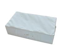 POPETPOP Contenitore Pieghevole Sottoletto in Organizer Borsa Portaoggetti per Coperte e Piumoni con Rimovibile e Chiusura Zip per Armadio e Camera