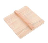 POPETPOP Coperchio in Legno Stile Giapponese Retro per Padella Tamagoyaki e Omelette Antipolvere e Comodo da Trasportare per Uso Domestico in Cucina