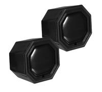 POPETPOP Coperchio Terminale in Plastica Nera 2 Pezzi Design Antiscivolo e Comfort Migliorato per Sostituzione e Protezione del Manico per Manico Racchetta da Tennis