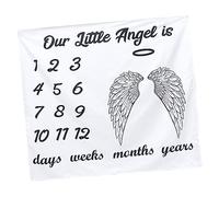 POPETPOP Coperta Fotografica Per Angelo Sfondo Creativo Per Servizi Fotografici Accessori Per Compleanni e Ricordi Morbido e Resistente Per Sessioni Fotografiche