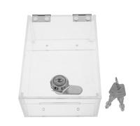 POPETPOP Copertura di Sicurezza per Interruttore con Serratura Integrata in Acrilico Trasparente Resistente alle Intemperie per Cucina e Apparecchi Elettrici Interni