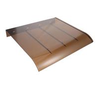 POPETPOP Copertura per Cassetta Postale Antipioggia in Plastica Trasparente Piastra del Tetto Resistente, Barriera Protettiva da Parete, Adatta per Cassette Postali Esterne e Stazioni di