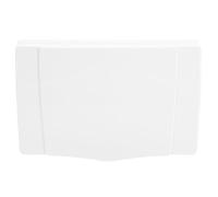 POPETPOP Copertura per Presa Elettrica Esterna 86 Tipo in Plastica Bianca Copripresa Doppio Modulo Resistente alle Intemperie Protezione per Prese Domestiche in Bagno Cucina e Aree