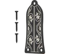 POPETPOP Copertura per Truss Rod Chitarra in Metallo Nero Viti Accessorio per Sostituzione Parti Chitarra Elettrica Custodia Truss Rod Compatta per Uso a lungo Termine